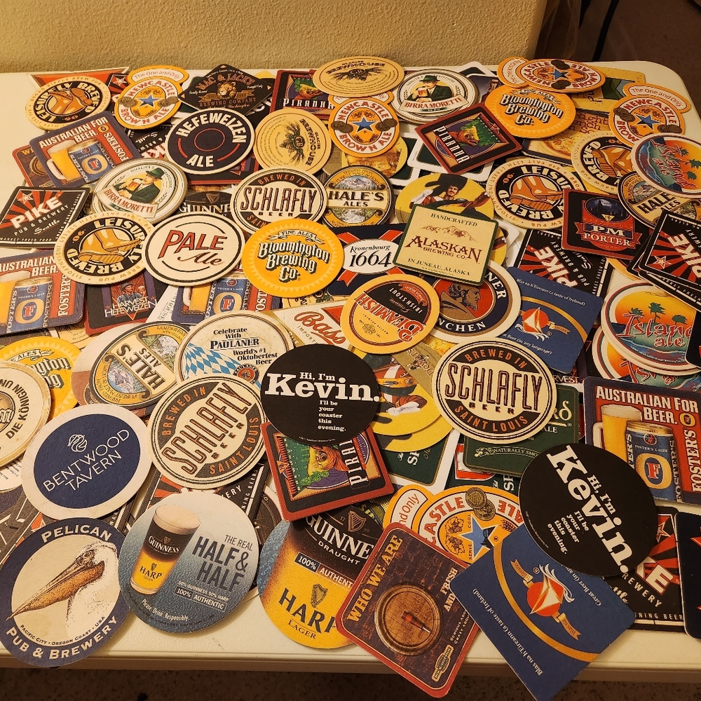 Huge vintage coaster collection